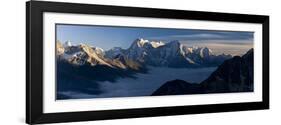 View from Gokyo Ri (5300 Metres), Dudh Kosi Valley, Solu Khumbu (Everest) Region, Nepal, Himalayas-Ben Pipe-Framed Photographic Print