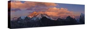 View from Gokyo Ri, Mt Everest, Mt Lhotse, Dudh Kosi Valley, Solu Khumbu (Everest) Region, Nepal-Ben Pipe-Stretched Canvas