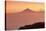 View from Gomera to Tenerife with Teide Volcano at Sunrise, Canary Islands, Spain, Atlantic, Europe-Markus Lange-Stretched Canvas