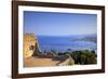 View from Greek Theatre with Mount Etna and Coast in Background-Neil Farrin-Framed Photographic Print