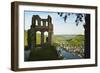 View from Grevenburg Castle of Traben-Trarbach and Moselle River (Mosel)-Jochen Schlenker-Framed Photographic Print