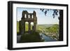 View from Grevenburg Castle of Traben-Trarbach and Moselle River (Mosel)-Jochen Schlenker-Framed Photographic Print