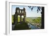 View from Grevenburg Castle of Traben-Trarbach and Moselle River (Mosel)-Jochen Schlenker-Framed Photographic Print