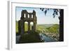 View from Grevenburg Castle of Traben-Trarbach and Moselle River (Mosel)-Jochen Schlenker-Framed Photographic Print