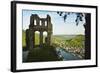 View from Grevenburg Castle of Traben-Trarbach and Moselle River (Mosel)-Jochen Schlenker-Framed Photographic Print