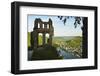 View from Grevenburg Castle of Traben-Trarbach and Moselle River (Mosel)-Jochen Schlenker-Framed Photographic Print