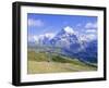 View from Grindelwald-Frist to Wetterhorn, Bernese Oberland, Swiss Alps, Switzerland, Europe-Hans Peter Merten-Framed Photographic Print