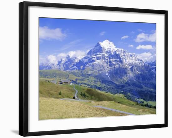 View from Grindelwald-Frist to Wetterhorn, Bernese Oberland, Swiss Alps, Switzerland, Europe-Hans Peter Merten-Framed Photographic Print