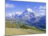 View from Grindelwald-Frist to Wetterhorn, Bernese Oberland, Swiss Alps, Switzerland, Europe-Hans Peter Merten-Mounted Photographic Print