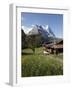 View from Grindelwald to Eiger, Bernese Oberland, Swiss Alps, Switzerland, Europe-Hans Peter Merten-Framed Photographic Print