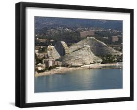 View From Helicopter of Marina Baie Des Anges, Villeneuve Loubet, Provence, France-Sergio Pitamitz-Framed Photographic Print