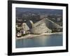 View From Helicopter of Marina Baie Des Anges, Villeneuve Loubet, Provence, France-Sergio Pitamitz-Framed Photographic Print