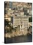 View From Helicopter of Monaco Oceanography Museum and Monte Carlo, Monaco, Cote D'Azur-Sergio Pitamitz-Stretched Canvas