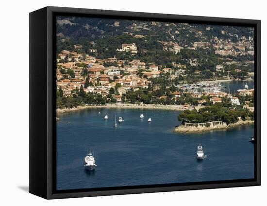 View From Helicopter of St. Jean Cap Ferrat, Alpes-Maritimes, Provence, France-Sergio Pitamitz-Framed Stretched Canvas