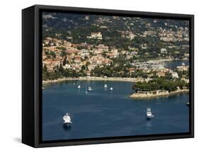 View From Helicopter of St. Jean Cap Ferrat, Alpes-Maritimes, Provence, France-Sergio Pitamitz-Framed Stretched Canvas