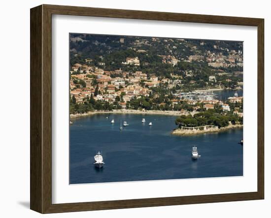 View From Helicopter of St. Jean Cap Ferrat, Alpes-Maritimes, Provence, France-Sergio Pitamitz-Framed Photographic Print