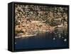 View From Helicopter of Villefranche, Alpes-Maritimes, French Riviera, France-Sergio Pitamitz-Framed Stretched Canvas