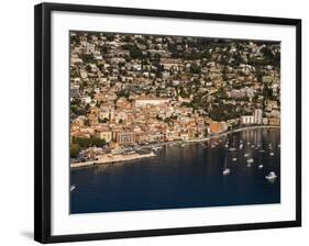 View From Helicopter of Villefranche, Alpes-Maritimes, French Riviera, France-Sergio Pitamitz-Framed Photographic Print