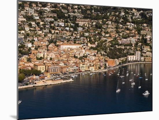 View From Helicopter of Villefranche, Alpes-Maritimes, French Riviera, France-Sergio Pitamitz-Mounted Photographic Print