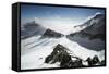 View from High Camp on Mount Vinson, Vinson Massif Antarctica-Kent Harvey-Framed Stretched Canvas