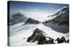 View from High Camp on Mount Vinson, Vinson Massif Antarctica-Kent Harvey-Stretched Canvas