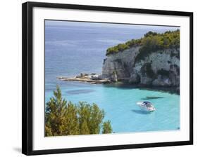 View from Hillside over Secluded Voutoumi Bay-Ruth Tomlinson-Framed Photographic Print