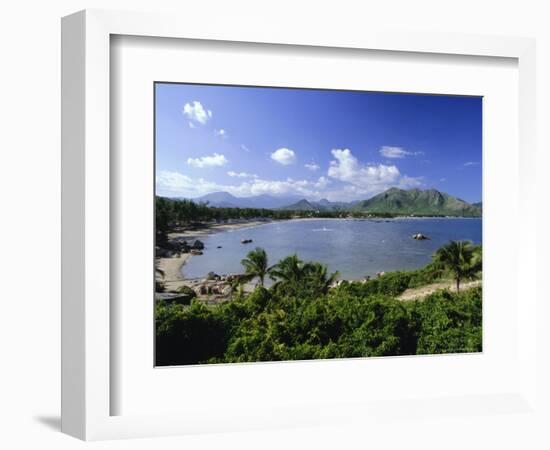 View from Hong Chong Promontory Towards Hong Chong Beach North of Nha Trang, Vietnam, Indochina-Robert Francis-Framed Photographic Print