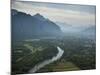 View from Hot Air Balloon Ride, Vang Vieng, Laos, Indochina, Southeast Asia, Asia-Ben Pipe-Mounted Photographic Print