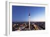 View from Hotel Park Inn over Alexanderplatz Square, Berliner Fernsehturm TV Tower, Berlin, Germany-Markus Lange-Framed Photographic Print