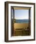 View from Hotel Room of Mediterranean, Ile Rousse, Corsica, France-Trish Drury-Framed Photographic Print