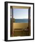 View from Hotel Room of Mediterranean, Ile Rousse, Corsica, France-Trish Drury-Framed Photographic Print