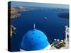 View from Imerovigli Overlooking Ocean, Santorini, Cyclades, Greek Islands, Greece, Europe-Sakis Papadopoulos-Stretched Canvas