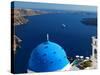 View from Imerovigli Overlooking Ocean, Santorini, Cyclades, Greek Islands, Greece, Europe-Sakis Papadopoulos-Stretched Canvas