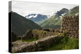 View from Inca Citadel of Pisac Ruins, Pisac, Sacred Valley, Peru, South America-Ben Pipe-Stretched Canvas