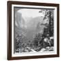 View from Inspiration Point Through Yosemite Valley, California, USA, 1902-Underwood & Underwood-Framed Photographic Print