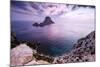 View from Isla De Es Vedr�Ibiza, Spain-Steve Simon-Mounted Photographic Print