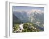 View From Jenner of the Berchtesgadener Land, Koenigssee and Watzmann, Bavaria, Germany, Europe-Jochen Schlenker-Framed Photographic Print