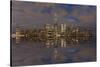 View from Jersey City of Lower Manhattan with the One World Trade Center-Markus Lange-Stretched Canvas