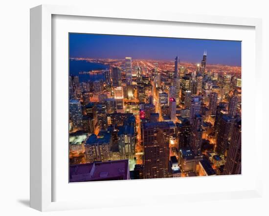 View from John Hancock Center-Bob Krist-Framed Premium Photographic Print