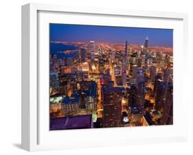 View from John Hancock Center-Bob Krist-Framed Premium Photographic Print