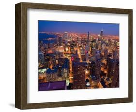 View from John Hancock Center-Bob Krist-Framed Photographic Print