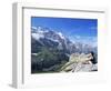 View from Kleine Scheidegg to Jungfrau, Bernese Oberland, Switzerland-Hans Peter Merten-Framed Photographic Print