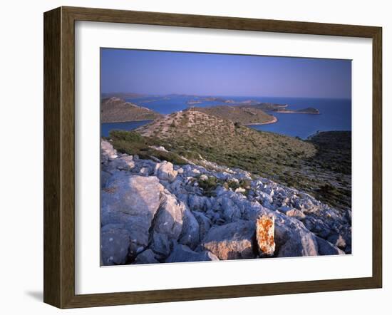 View from Levrnaka Island, Kornati National Park, Croatia, May 2009-Popp-Hackner-Framed Photographic Print