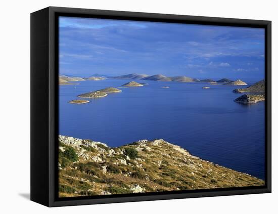 View from Levrnaka Island to the South, Kornati National Park, Croatia, May 2009-Popp-Hackner-Framed Stretched Canvas