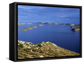 View from Levrnaka Island to the South, Kornati National Park, Croatia, May 2009-Popp-Hackner-Framed Stretched Canvas