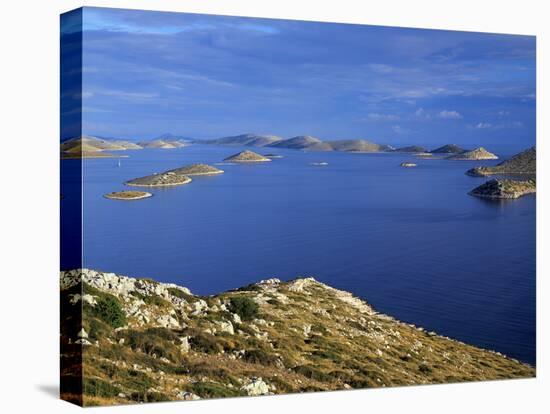 View from Levrnaka Island to the South, Kornati National Park, Croatia, May 2009-Popp-Hackner-Stretched Canvas