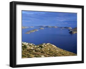 View from Levrnaka Island to the South, Kornati National Park, Croatia, May 2009-Popp-Hackner-Framed Photographic Print