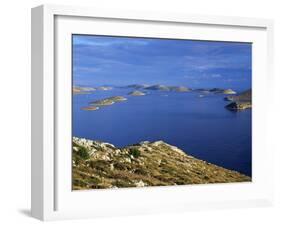 View from Levrnaka Island to the South, Kornati National Park, Croatia, May 2009-Popp-Hackner-Framed Photographic Print