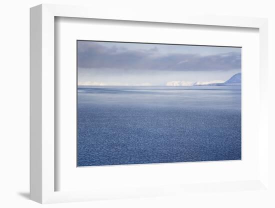 View from Longyearbyen to Adventfjorden Fjord-Stephen Studd-Framed Photographic Print