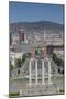 View from Magic fountain and Palace of Montjuic, Barcelona, Catalonia, Spain, Europe-Frank Fell-Mounted Photographic Print